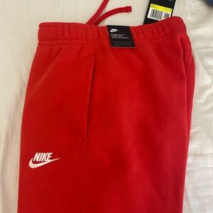 Red Nike Joggers!